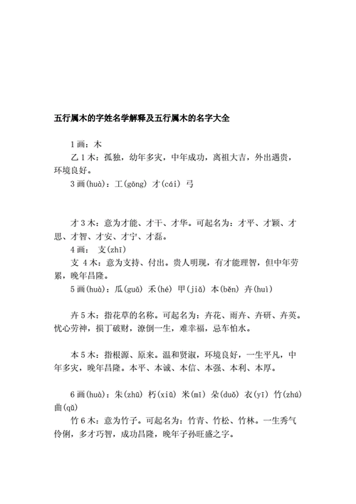 属木的字有哪些_属木的字有哪些字男孩取名