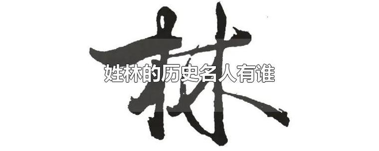 姓林的名人_姓林的名人有哪些