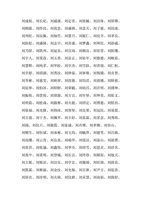 2019姓刘男宝宝取名大全_2019姓刘男宝宝取名大全及寓意