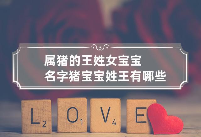 属猪的姓王宝宝取名大全集_属猪的姓王宝宝取名大全集女孩