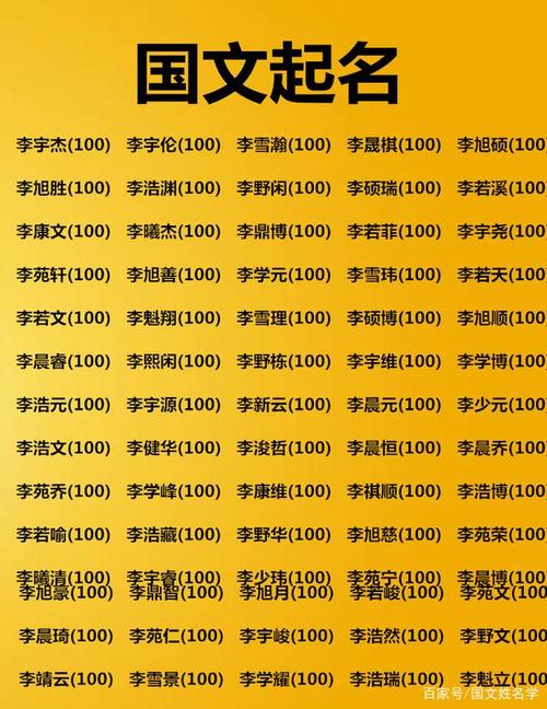 属牛的宝宝取名姓李_属牛的宝宝取名姓李怎么取