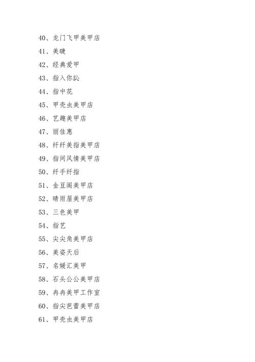 服装加美甲店名_服装加美甲店名字怎么取