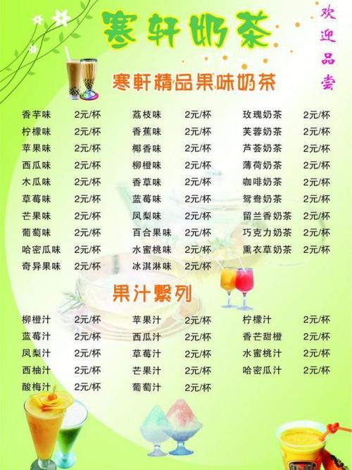 创意奶茶店名字大全_创意奶茶店名字大全集