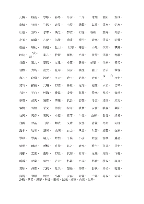 姓贾女宝宝取名大全2019_姓贾女宝宝取名大全