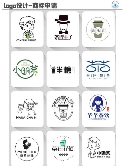 奶茶店名设计_奶茶店名设计logo