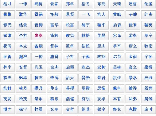 男孩儿起名取名字大全虎年（男宝宝取名字大全集虎年）
