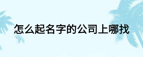 公司法人怎么起名字（公司法人怎么起名字最好）
