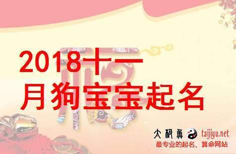狗年最新宝宝起名字（狗年宝宝名字大全2018）