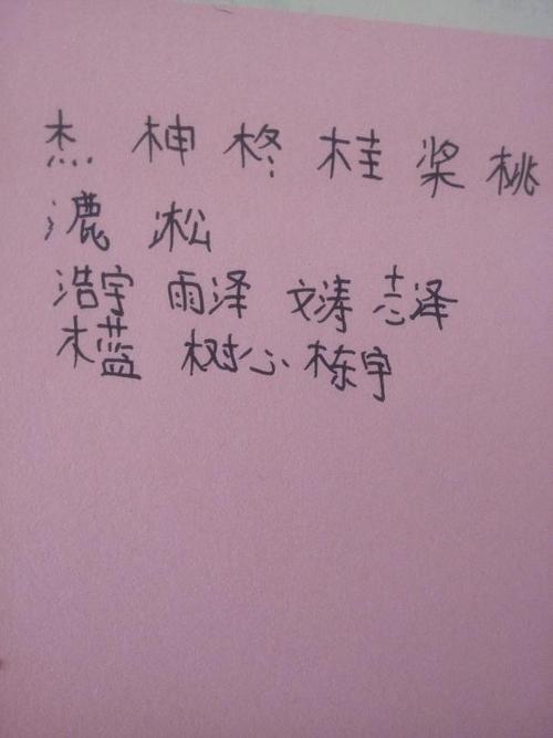 宝宝起名字缺水和木（宝宝取名缺水缺木）