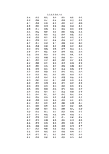 2011年宝宝起名（2011年出生起名大全）
