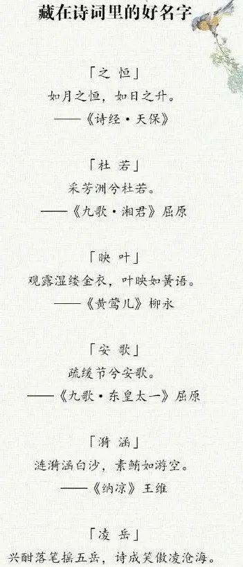 公司起名字好听的诗词（适合公司取名的诗词名句）