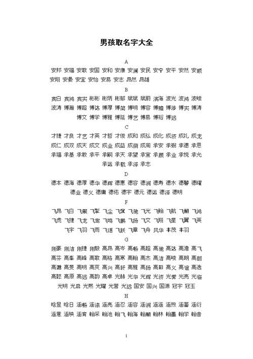 斌字取名男孩名字大全（斌字辈男孩名字）