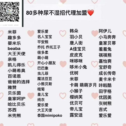 纸尿裤微商起名字大全（纸尿裤代理微信名）