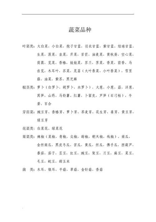 给蔬菜起名字大全（给蔬菜起名字大全女孩）