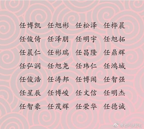 任姓虎宝宝起名字（任姓虎宝宝起名字大全）