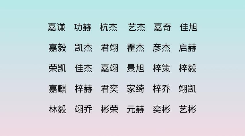 彭男孩起名字大全（男孩名姓彭）