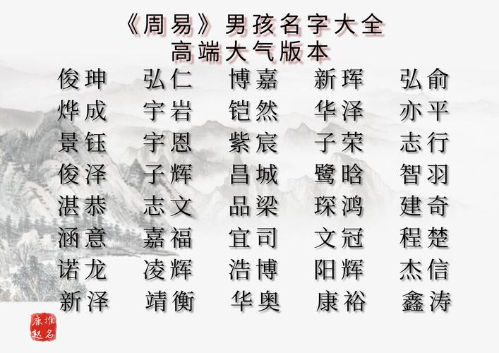 1985年出生取名的简单介绍