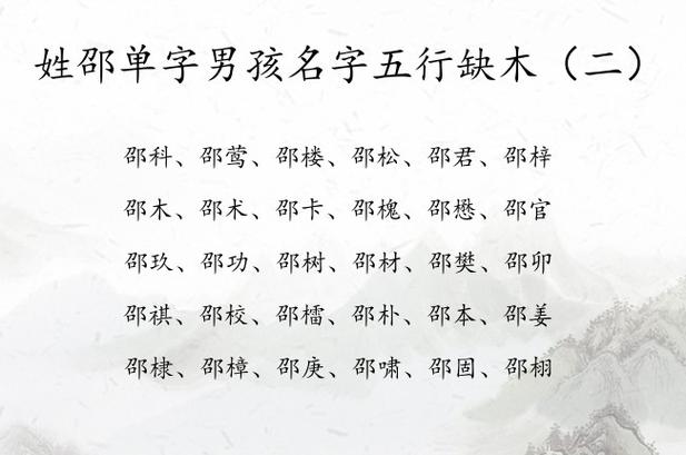 姓邵取名宝宝起名字（姓邵取名宝宝起名字大全）