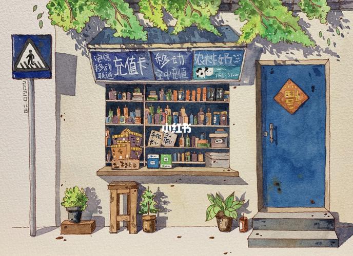 用水彩画店铺起名大全（卖水彩的店叫什么）