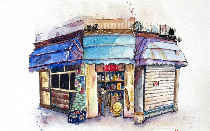 用水彩画店铺起名大全（卖水彩的店叫什么）