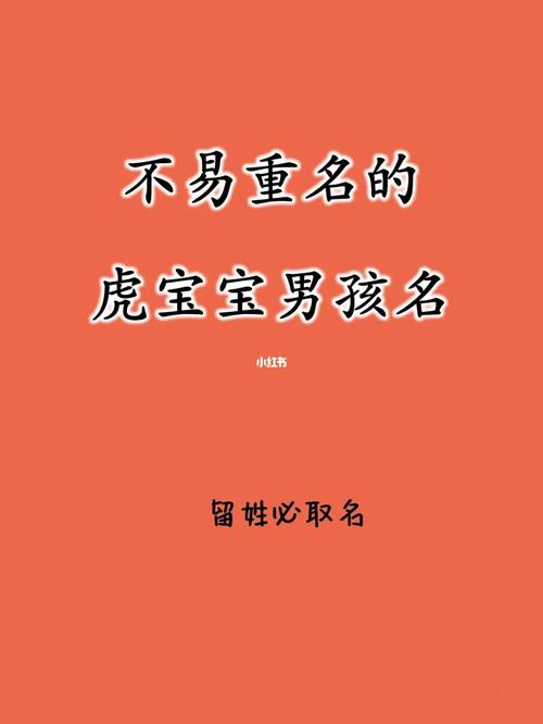 起名字大全男孩虎宝宝（好听的男孩名虎宝宝）