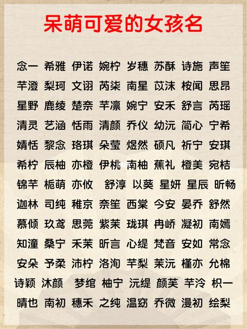 好可爱的宝宝起名字（好可爱的宝宝起名字怎么起）