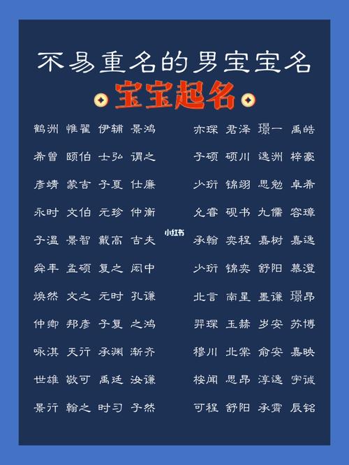宝宝男子起名字（男娃宝宝名字）