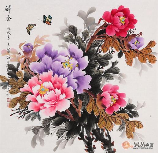 牡丹画起名字大全（牡丹花国画起名）
