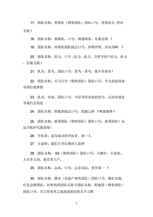 培训团队起名字大全（培训团队取名）