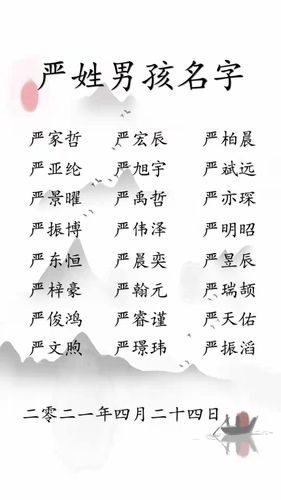 严姓鸡年宝宝起名字（严姓怎么取名字）