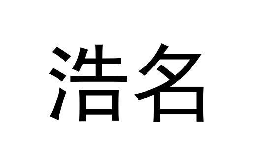 公司起名字带浩（浩取公司名字）