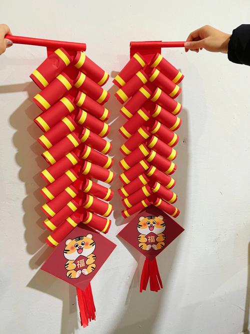 宝宝手工鞭炮起名字（鞭炮儿童手工制作）