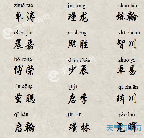 2018属狗起名字大全（2018属狗取名字）