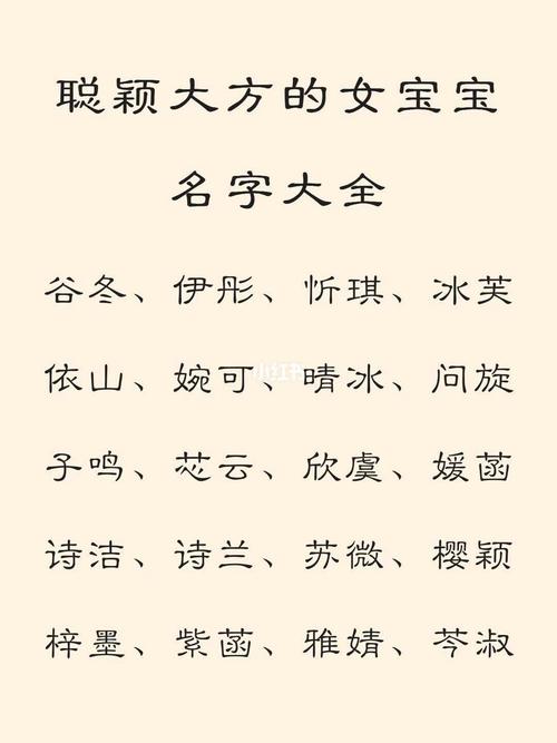颖宝宝起名字（颖宝宝起名字大全）