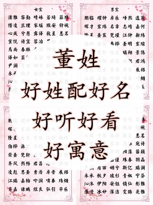 董姓店铺起名大全女孩名字（用董字取店名）