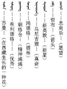 蒙古宝宝起名字大全男孩（蒙古起名男孩名字大全）