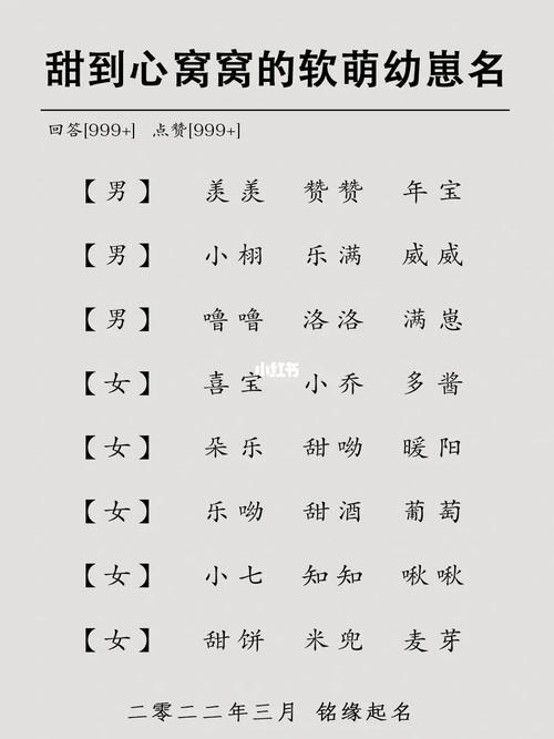 起名字大全2023乳名（起名网乳名）