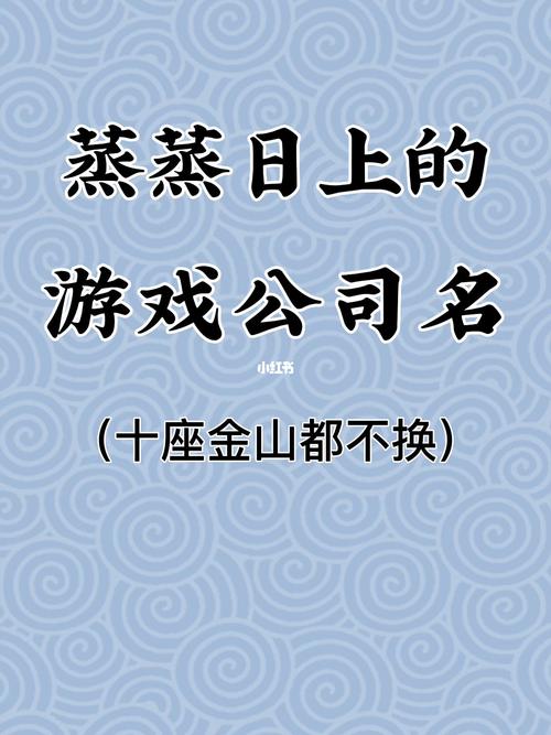 怎样给游戏公司起名字（游戏公司起公司名字大全）