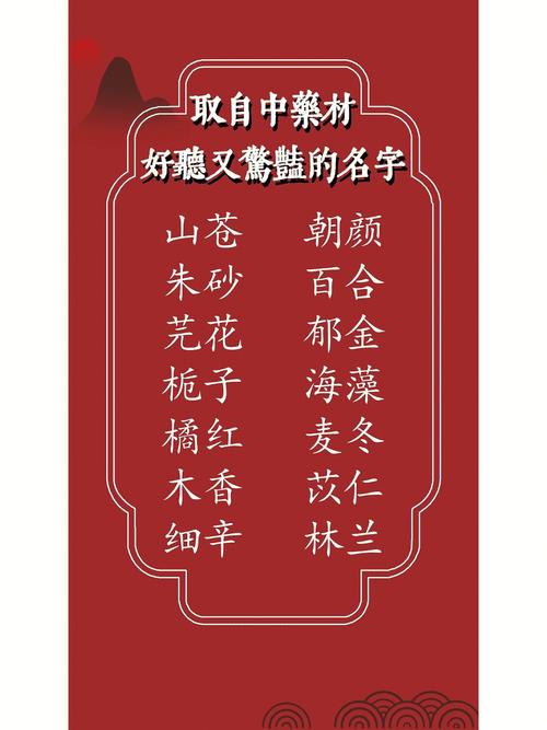 药材名字起名店铺名字大全（药材名字起名店铺名字大全图片）