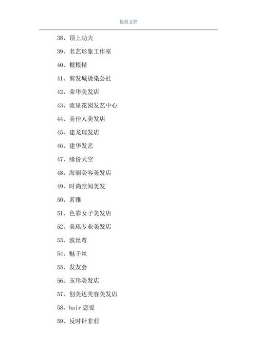 时尚美发店铺起名大全（时尚潮流美发店名）