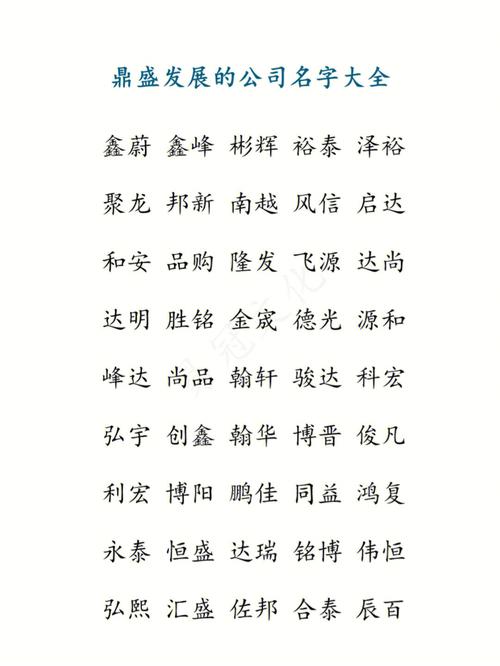 公司起名字大全含铭字（公司起名字大全含铭字好不好）