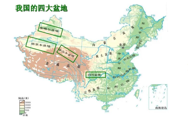 中国四大盆地_中国四大盆地是哪四个