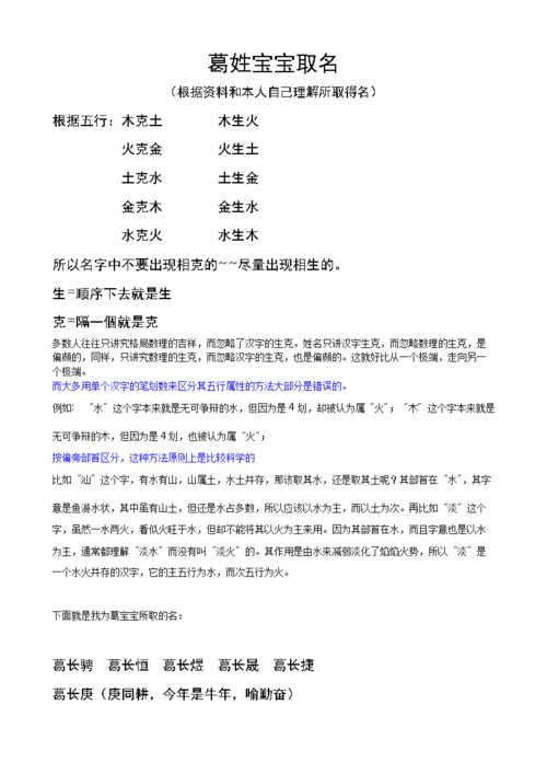 2021葛姓女宝宝名字_葛姓女宝宝取名