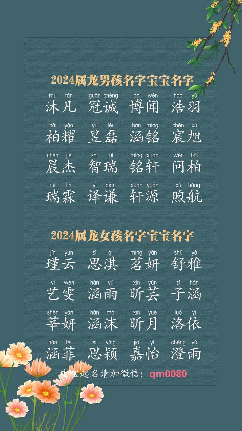 新生女婴儿名字大全_2024新生女婴儿取名