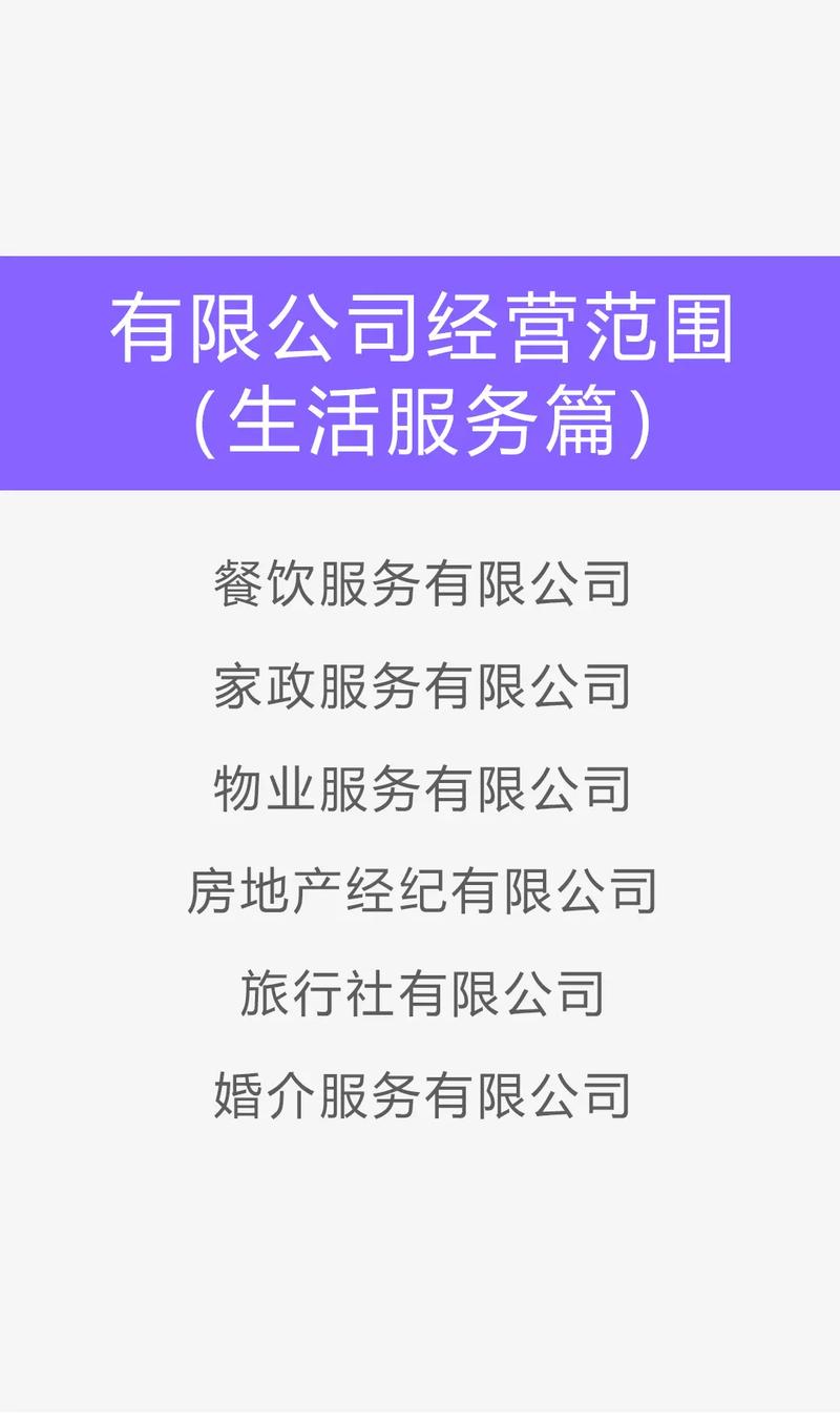 生活服务类公司起名_生活服务有限公司经营范围