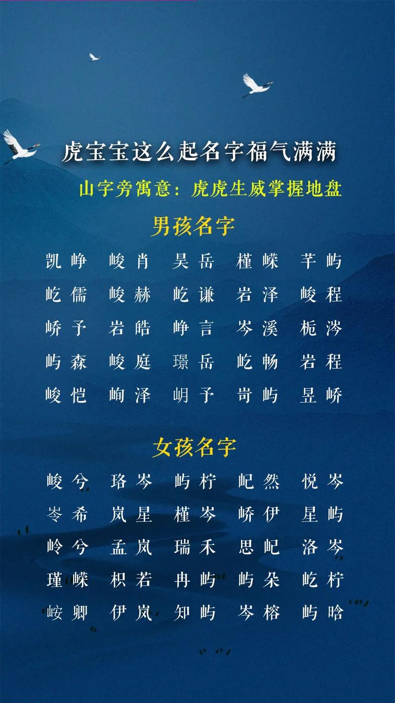 12月出生的虎宝宝取名_12月出生的虎宝宝取名字