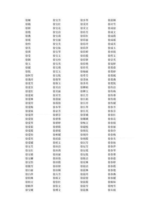 给姓徐的孩子起名_给姓徐的孩子起名字