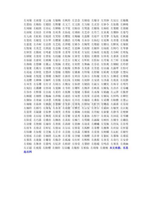 2021年左姓男孩名字大全_2021年左姓男孩名字大全四个字