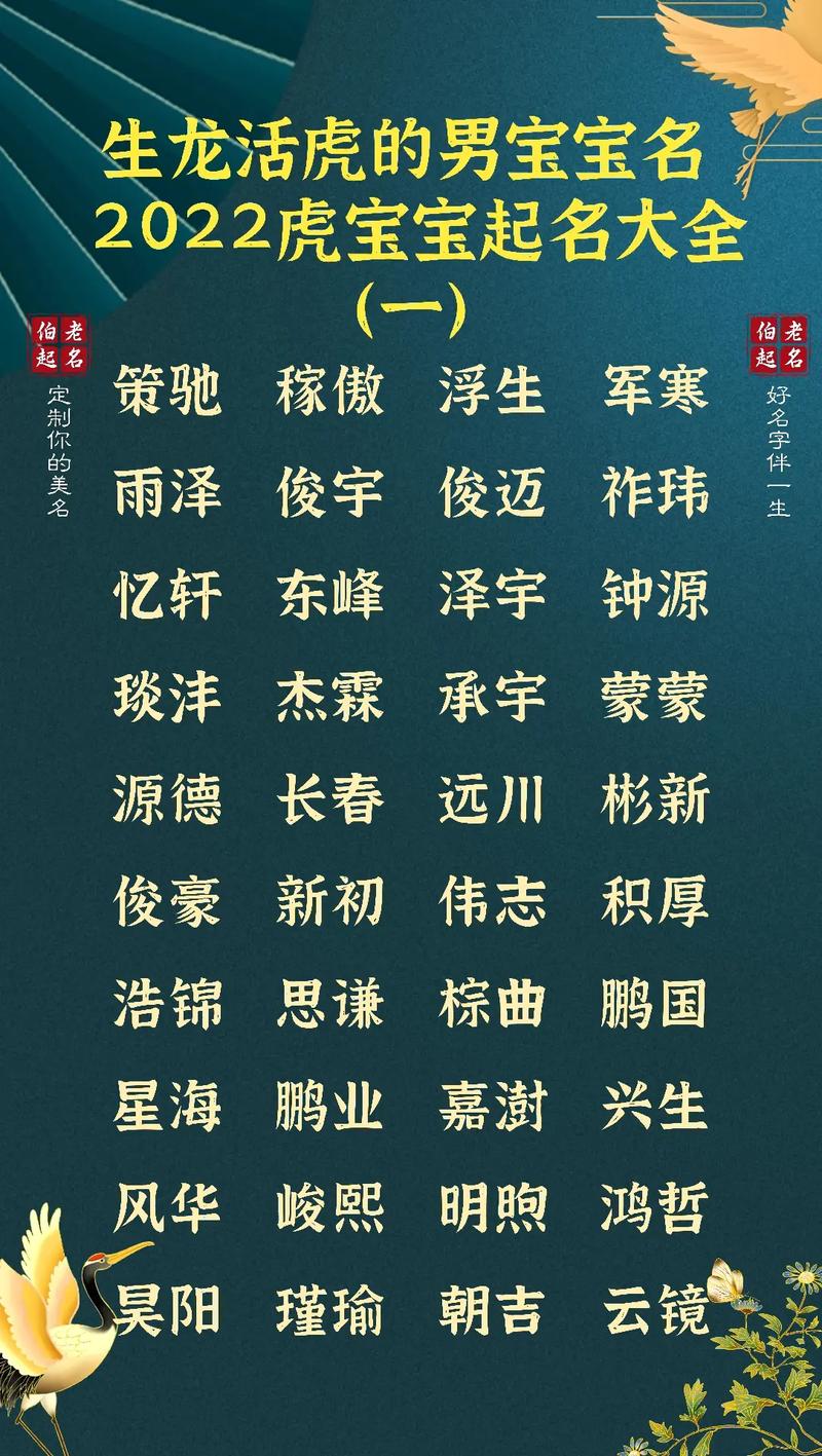 2022年的宝宝名字大全_2022年宝宝取名字大全