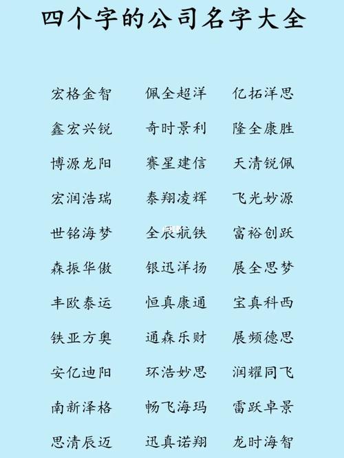 商贸公司名字起名大全霸气_商贸公司名字起名大全霸气四个字